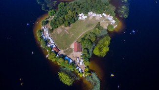 Luftaufnahme von Lindenbichl
